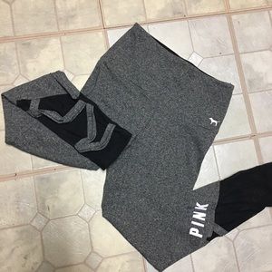 (204) PINK Decorative Yoga Pants